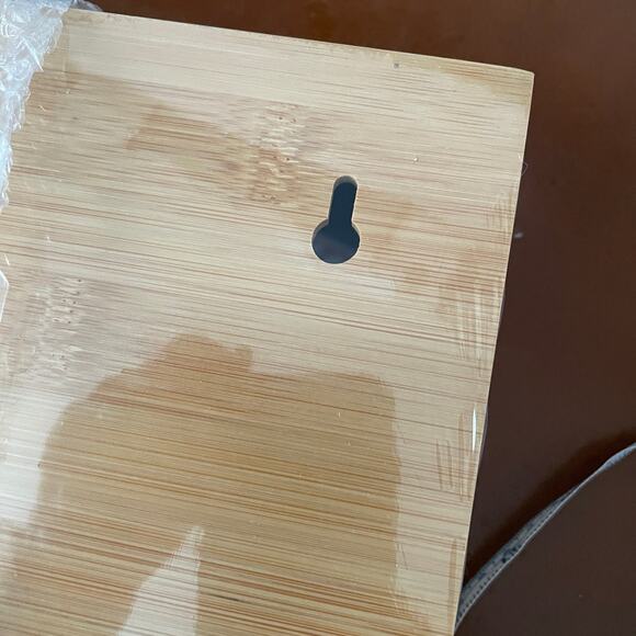 NWOT Bamboo Ziplock Bag Storage Organizer - Picture 4 of 8